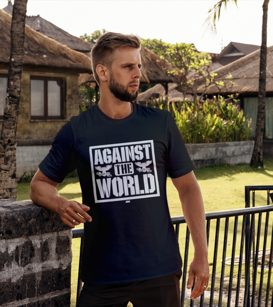 Against The World AEW Two Eagles T-Shirt