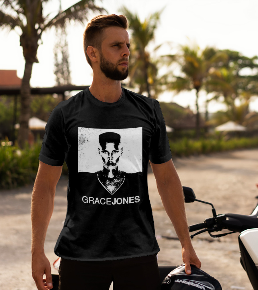 Grace Jones Classic Style Minimalist T-Shirt