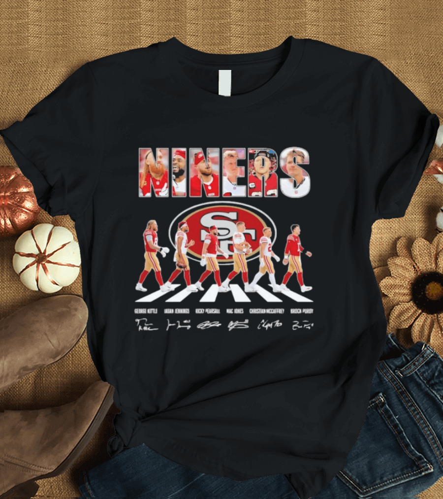 San Francisco 49ers Abbey Road Bosa Kittle Warner Purdy Williams T-Shirt