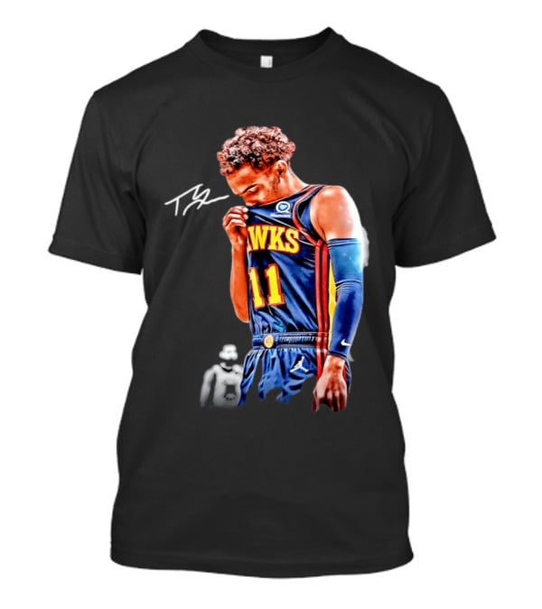 Trae Young Hawks 11 Signature Basketball Jersey 2026 T-Shirt