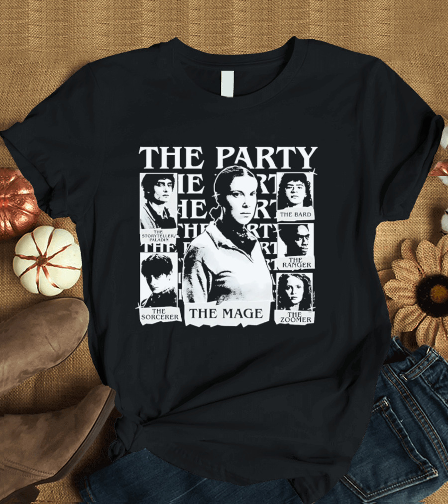 The Party The Rogue The Sorceress The Bard The Warrior The Healer The Mage T-Shirt