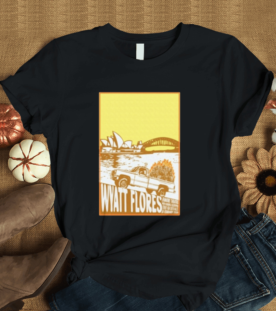 Wyatt Flores Sydney Opera House February 18 2026 Retro Truck Art New South Wales T-Shirt