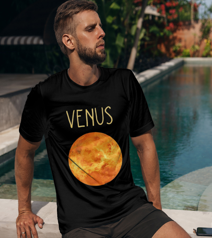 Venus Camiseta Planet Solar System T-Shirt