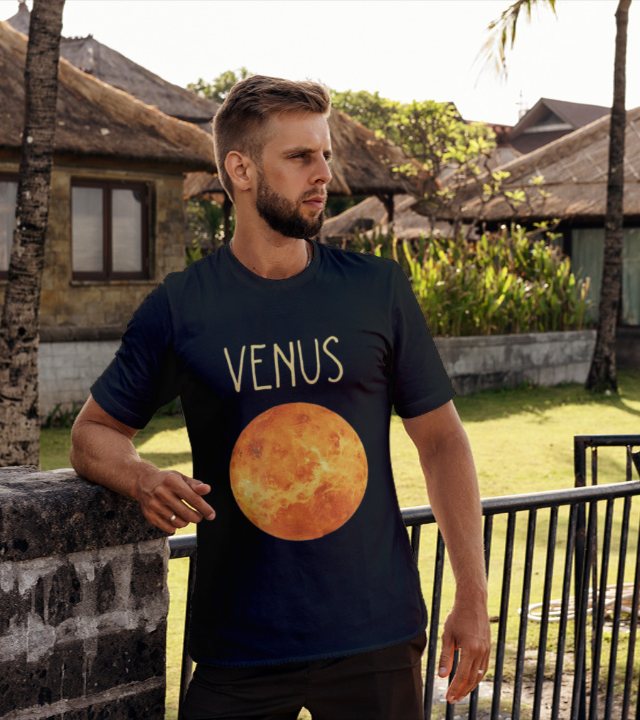 Venus Camiseta Planet Solar System T-Shirt