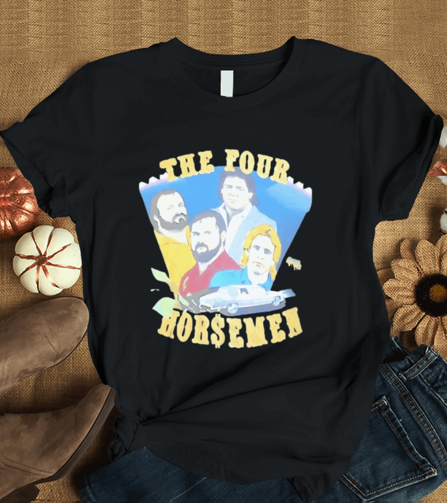The Four Horsemen Ric Flair Arn Anderson Tully Blanchard Barry Windham Legends T-Shirt