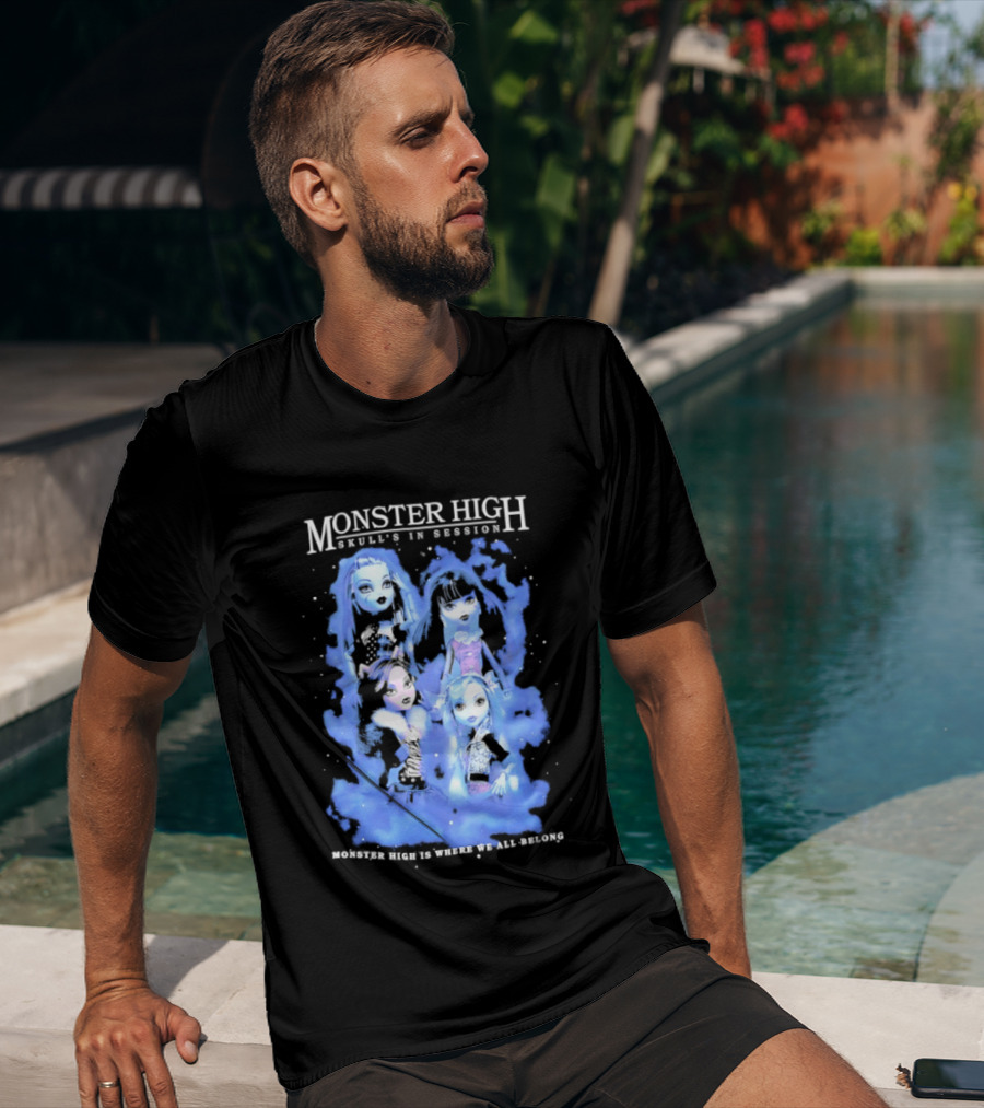 Monster High Skull's In Session Where We All Belong T-Shirt