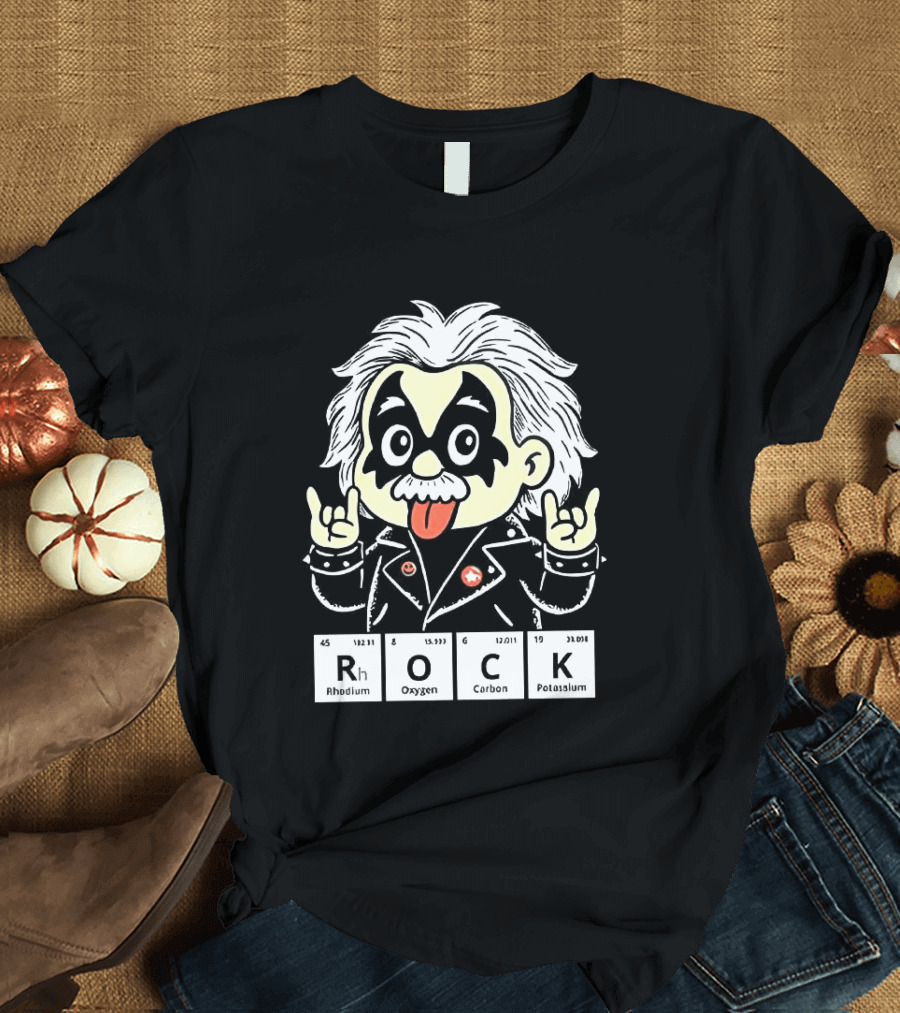 Rock Science Albert Einstein Kiss Makeup Tongue Out T-Shirt