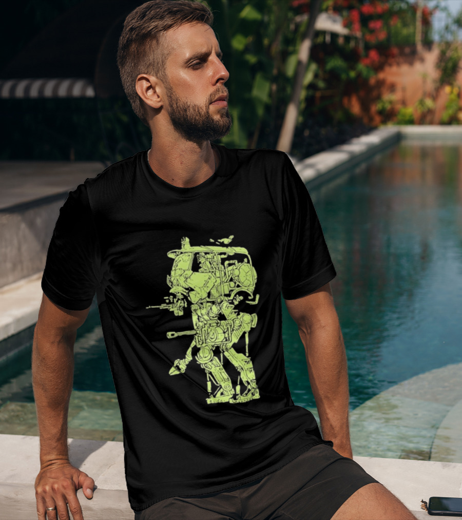 Wolf Parade Thin Mind Mech Walker Concept T-Shirt