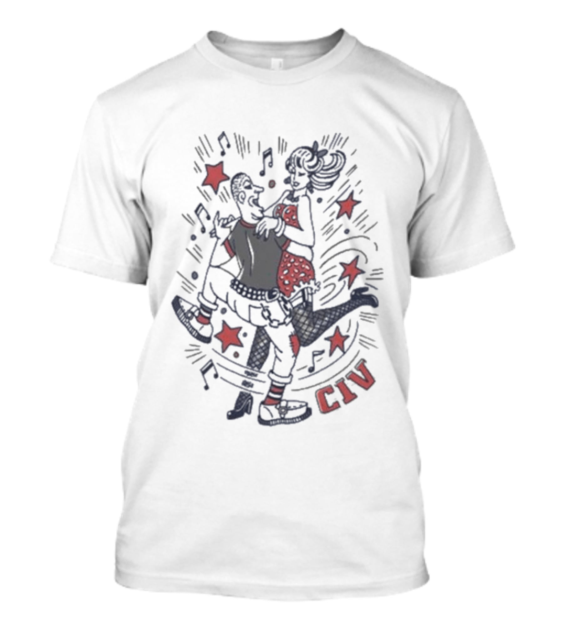 CIV 31 Year Of Set Your Goals Dancing Music Stars T-Shirt