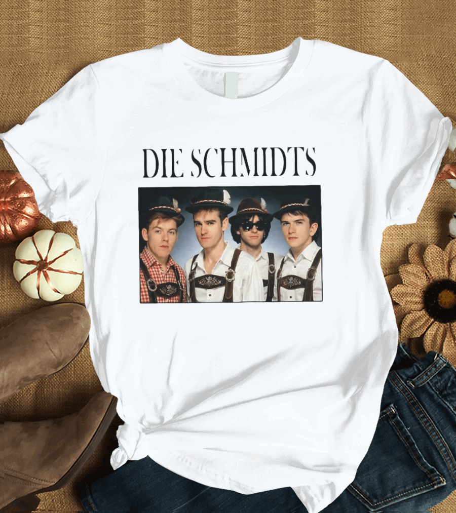 Die Schmidts Oktoberfest Band Photo Bavarian Outfit T-Shirt
