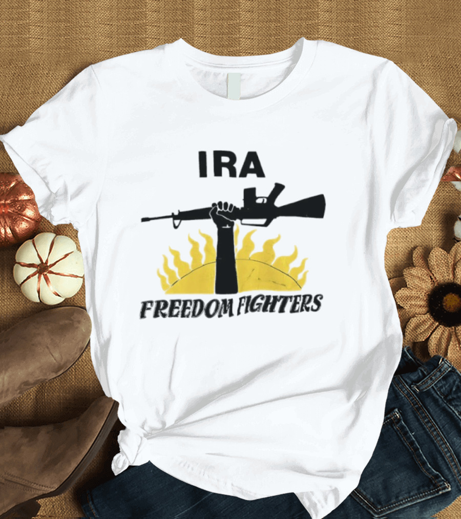 IRA Freedom Fighters Rifle Sunburst T-Shirt