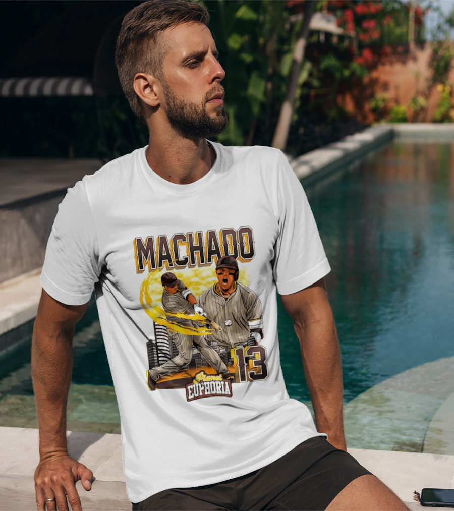 Manny Machado 13 San Diego Padres Planet Euphoria T-Shirt