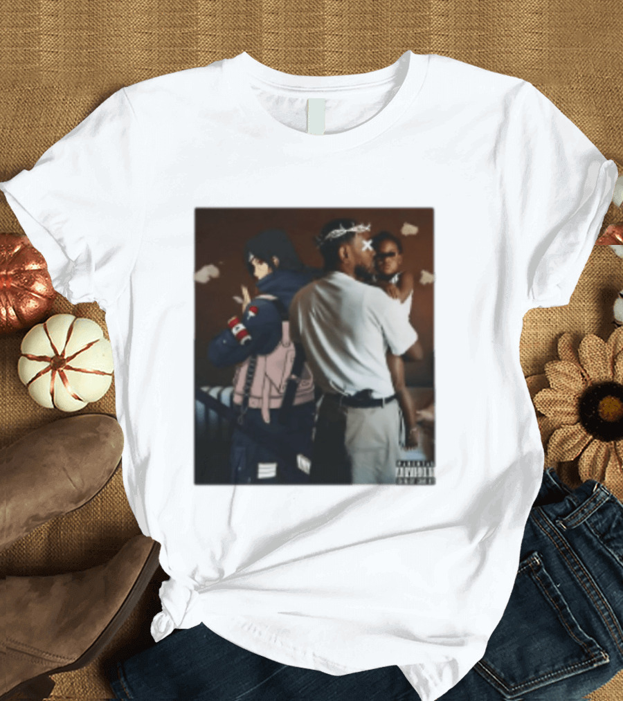 Mr Morale Kendrick Lamar Naruto Sasuke Collaboration T-Shirt