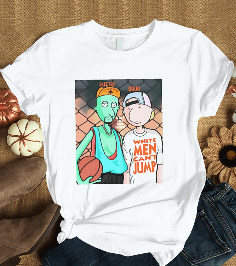 Skeeter Doug Basketball White Men Can't Jump Cartoon Characters T-Shirt