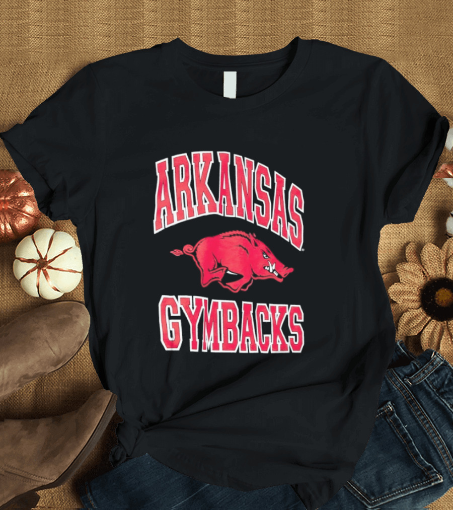 Arkansas Razorbacks Gymbacks Red Pig T-Shirt