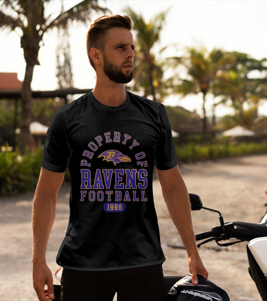 Baltimore Ravens Property Of Ravens Football 1996 T-Shirt