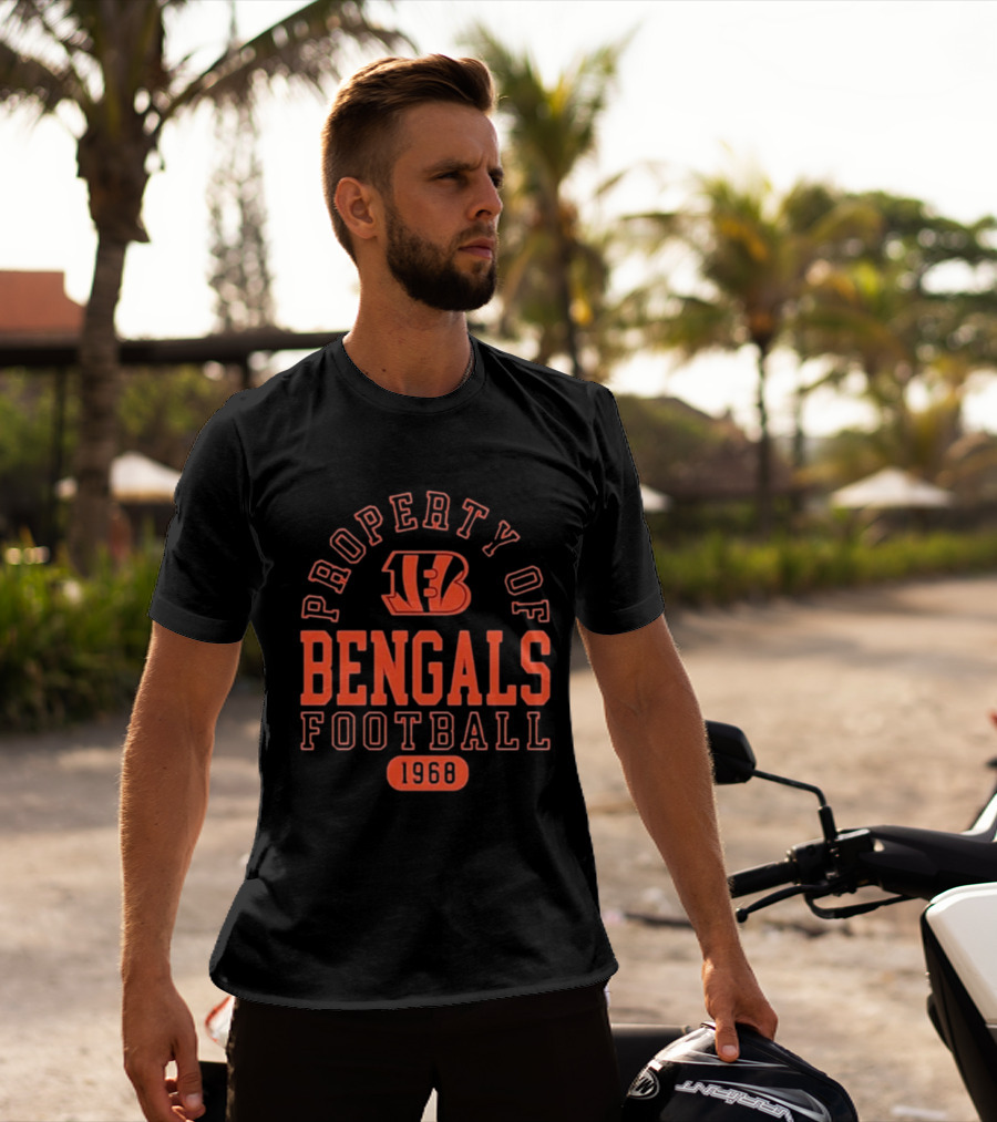 Property Of Bengals Football 1968 T-Shirt