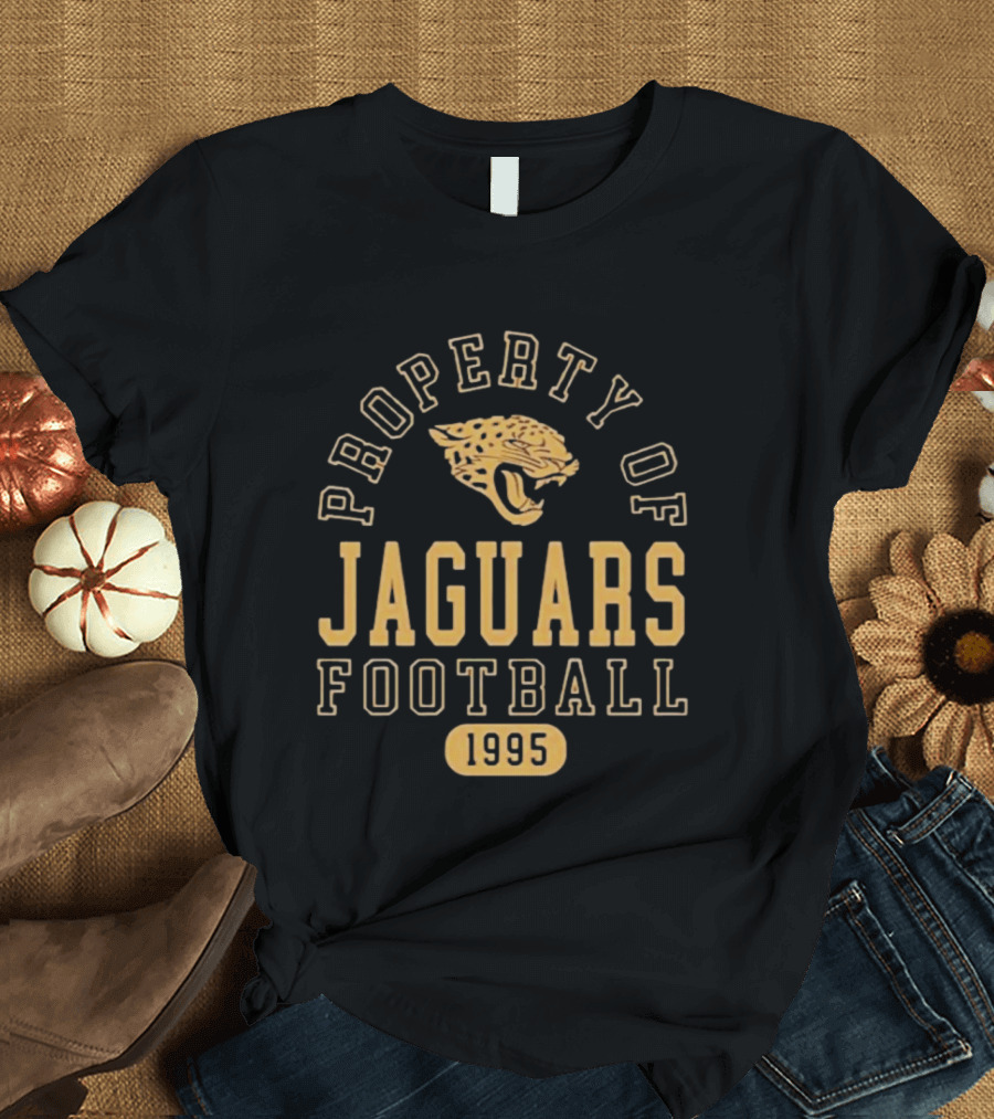Property Of Jaguars Football 1995 T-Shirt