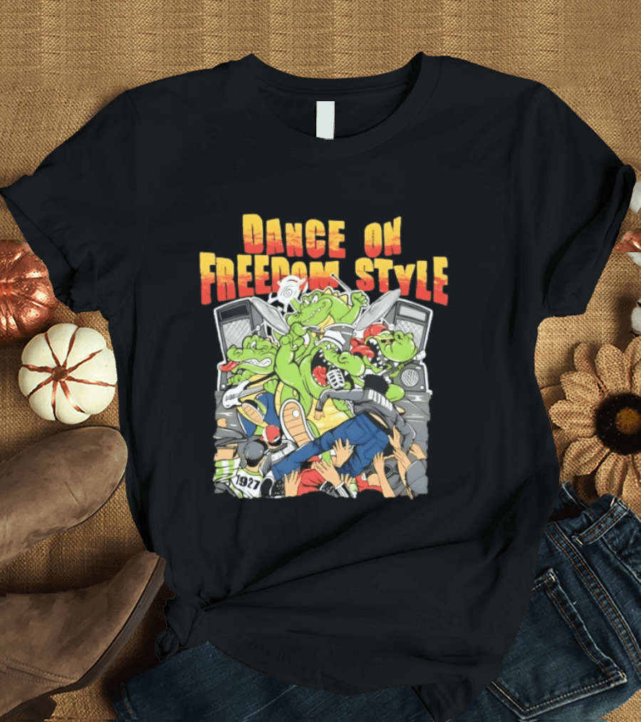 Dance On Freedom Style 1927 Energetic Party Crocodiles T-Shirt