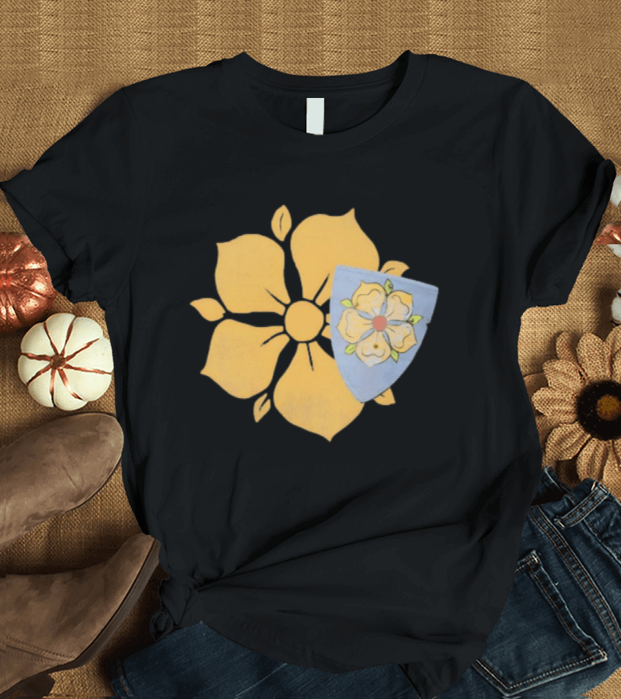 Kingdom Come Deliverance II Yellow Flower Emblem Vavak T-Shirt