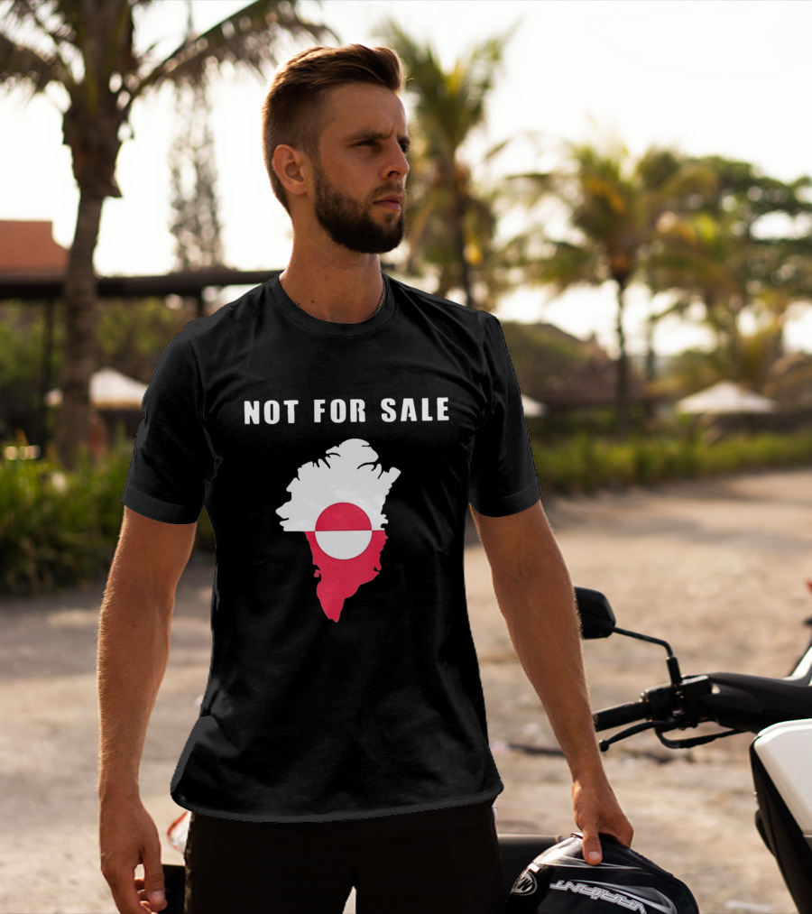 Greenland Map Not For Sale Flag T-Shirt