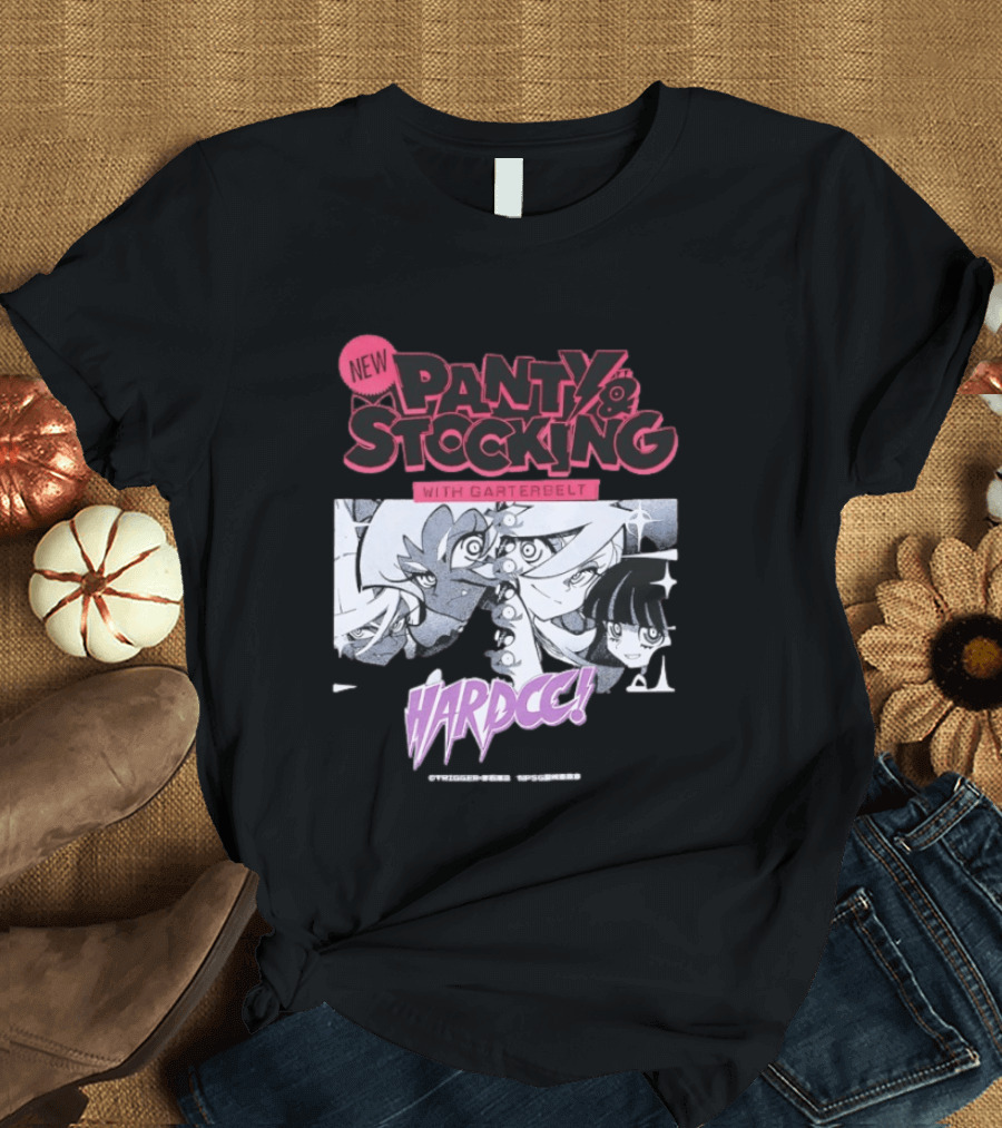 New Panty & Stocking With Garterbelt Hardcore Anime T-Shirt