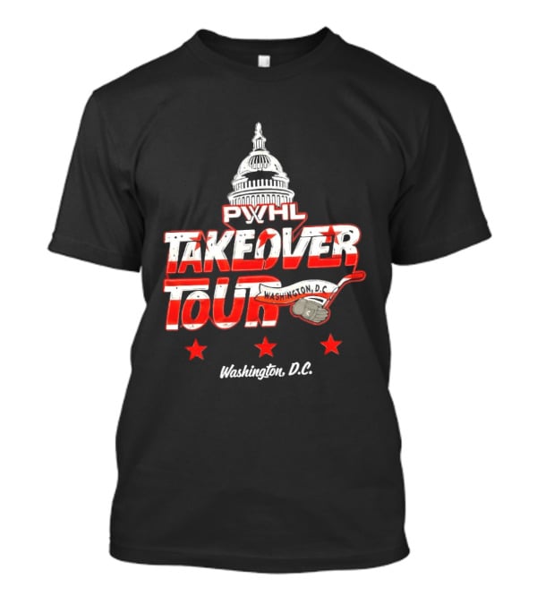 PWHL Takeover Tour Washington D.C. Capitol Stars T-Shirt