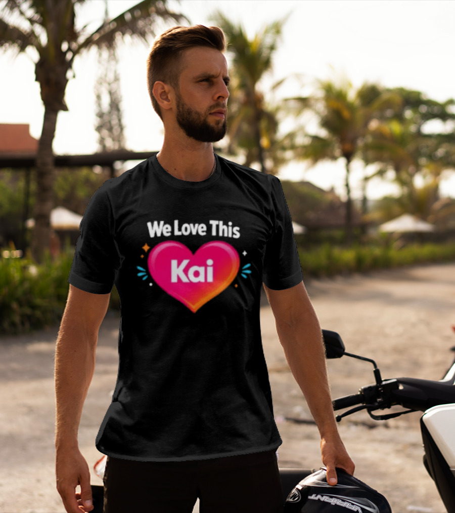 We Love This Kai Heart Design With Colorful Accents T-Shirt