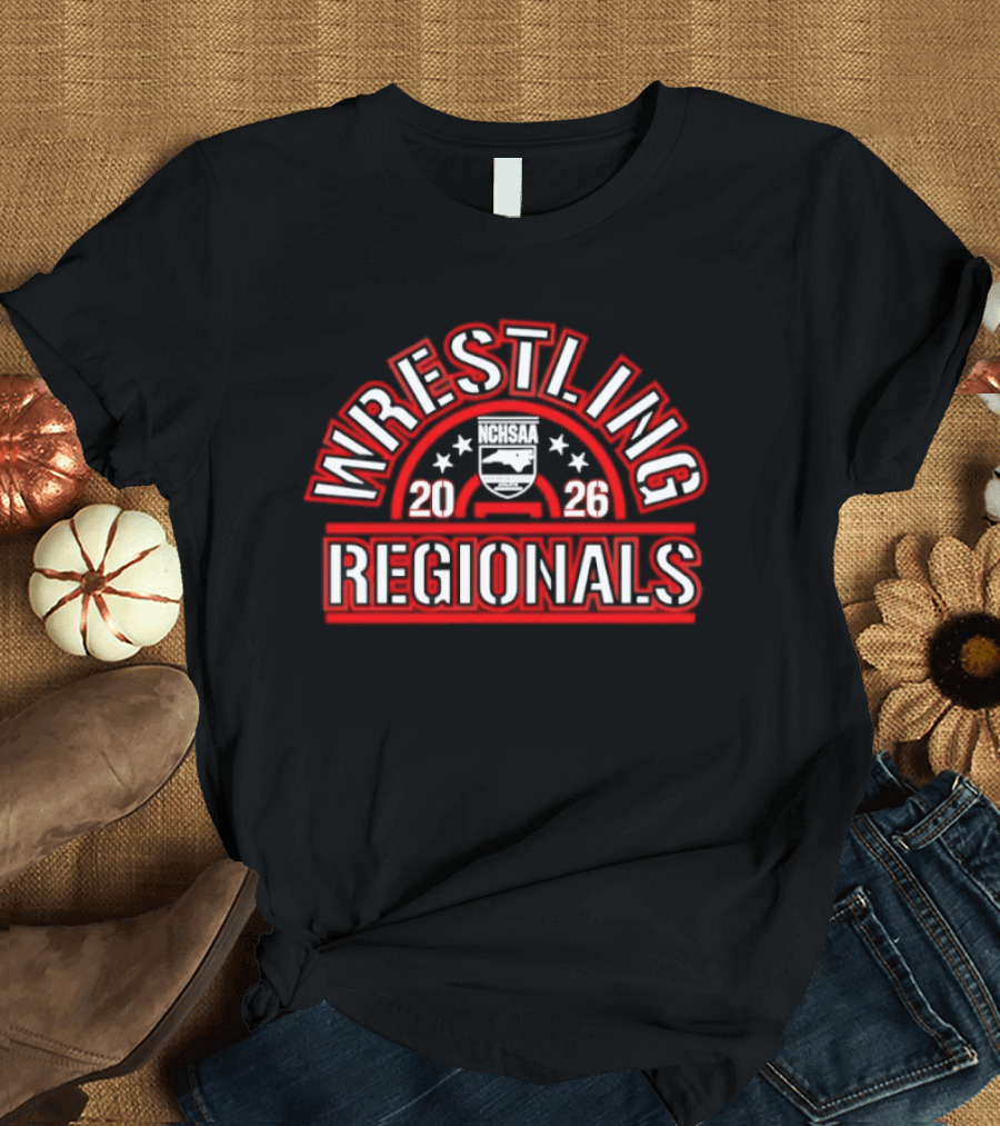 Wrestling Regionals NCHSAA 2026 T-Shirt