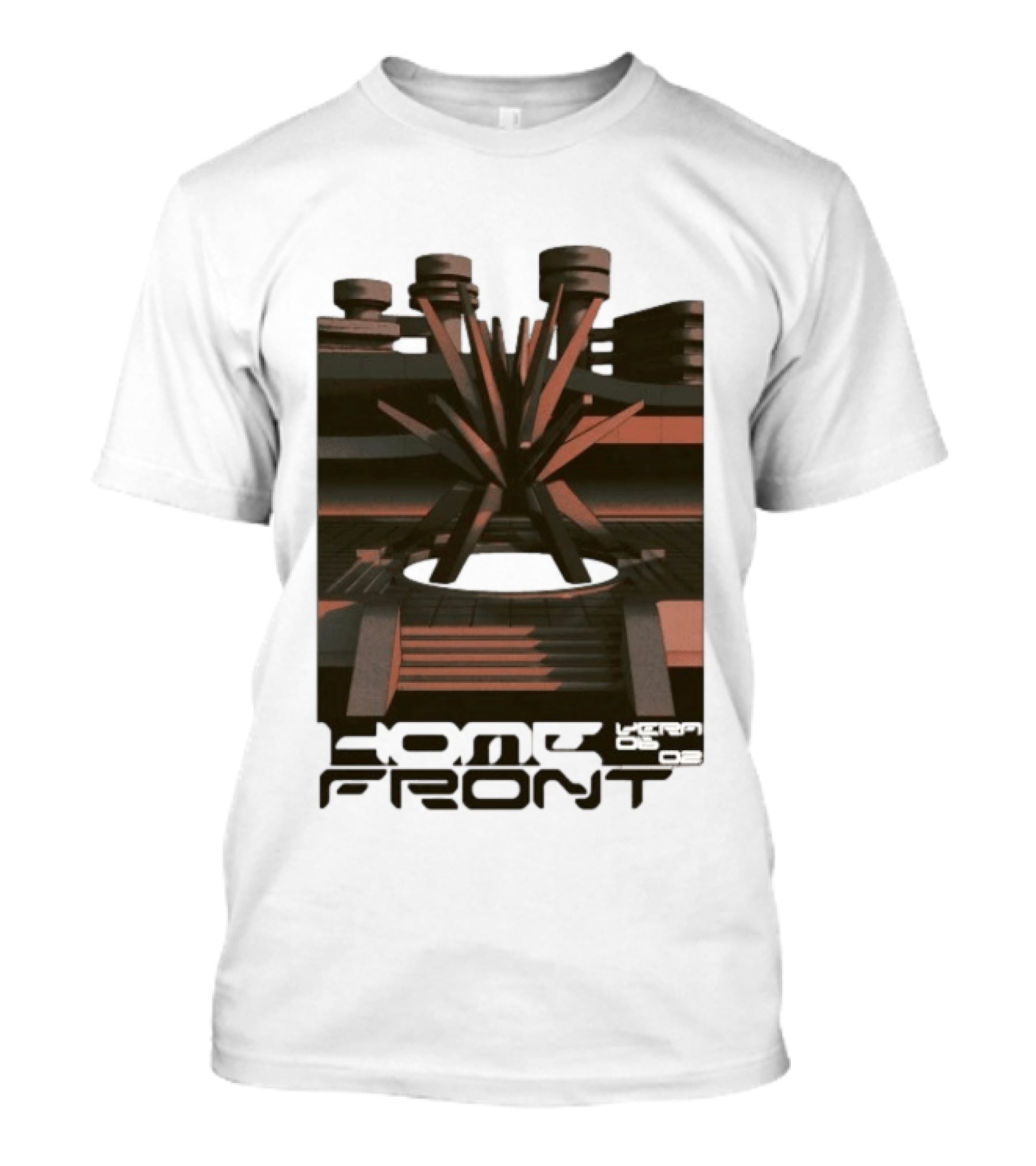 Home Front Feb 6 2026 Groningen NL Geometric Architecture T-Shirt