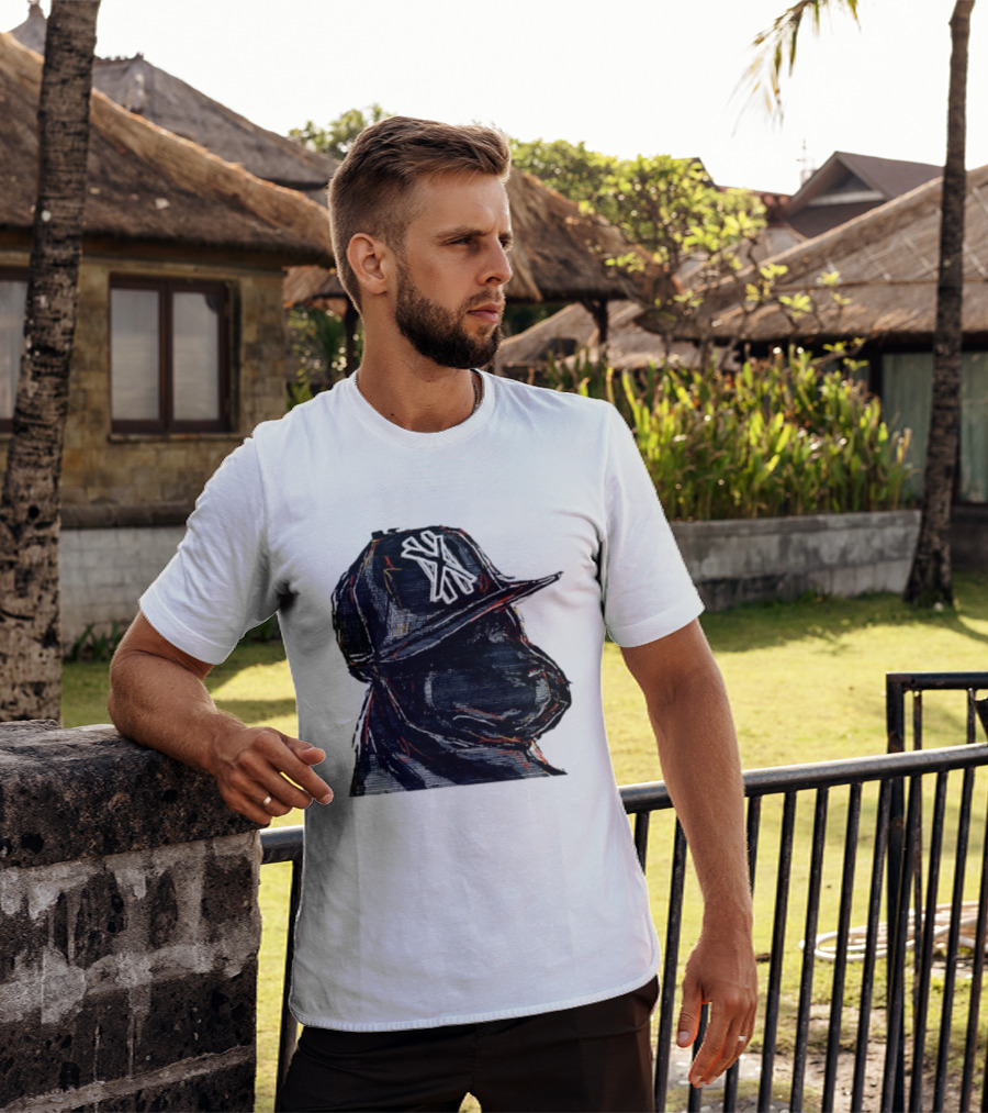 Labrador Retriever New York Yankees All Dogs Go To Heaven Cap T-Shirt