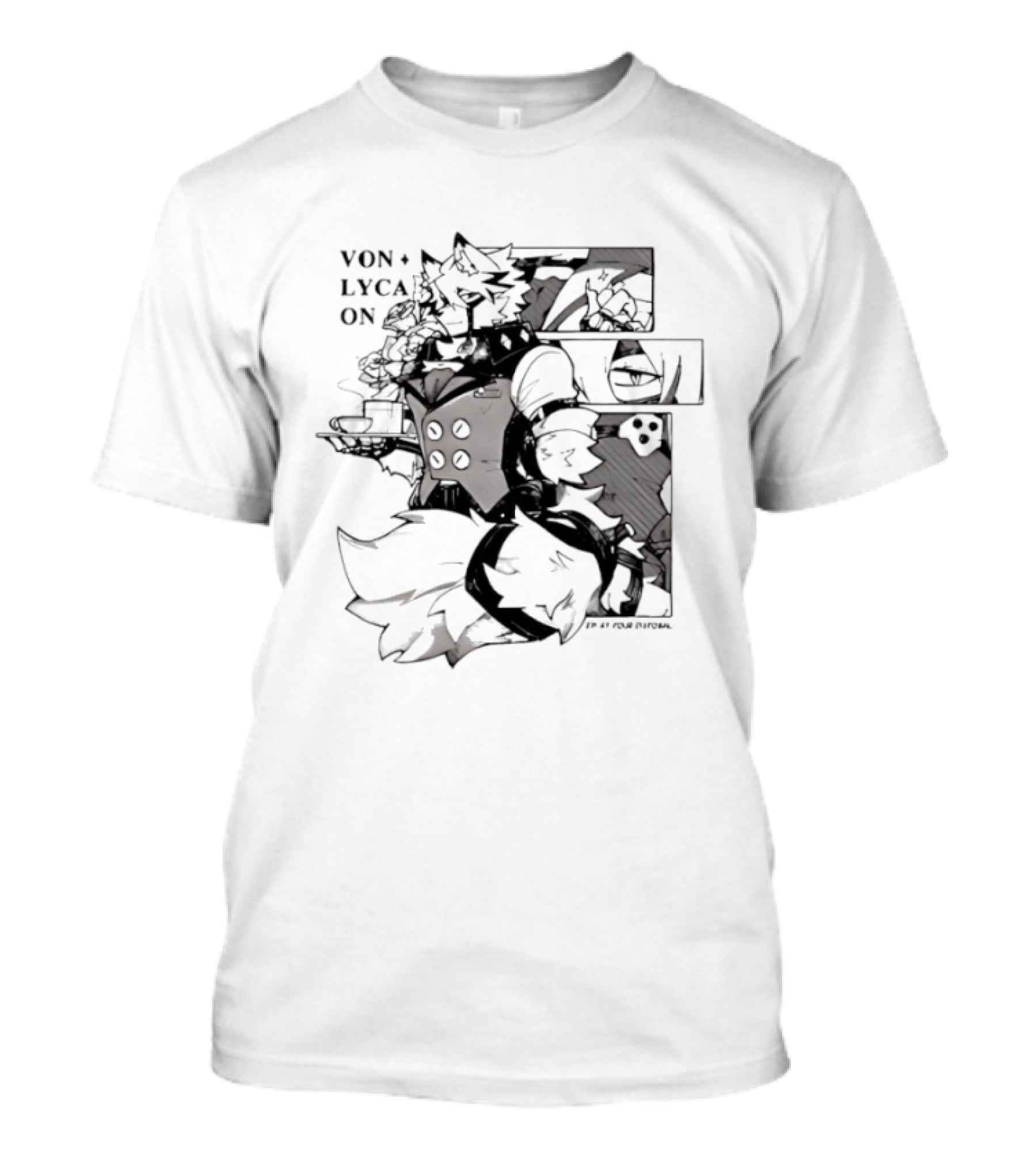 Von Lycaon Comic Collage T-Shirt
