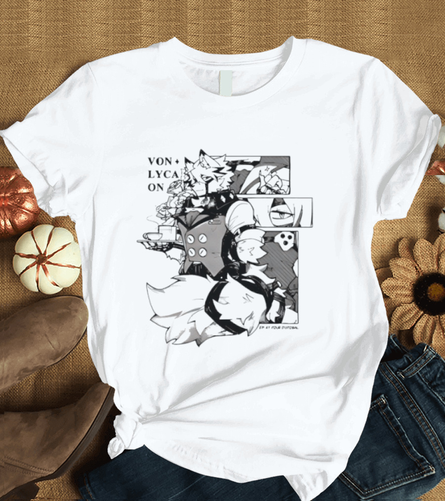 Von Lycaon Comic Collage T-Shirt