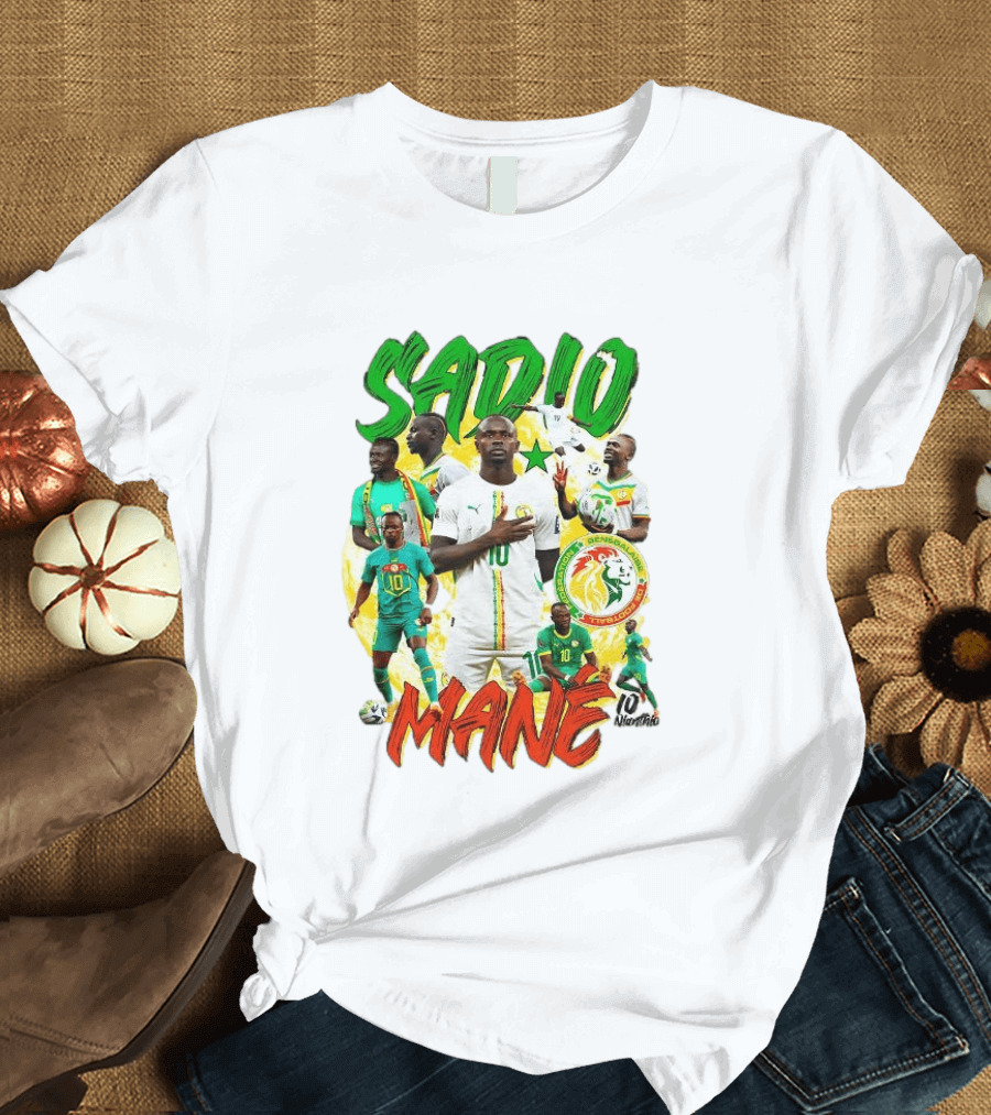Sadio Mané Senegal National Football Team 10 2026 T-Shirt