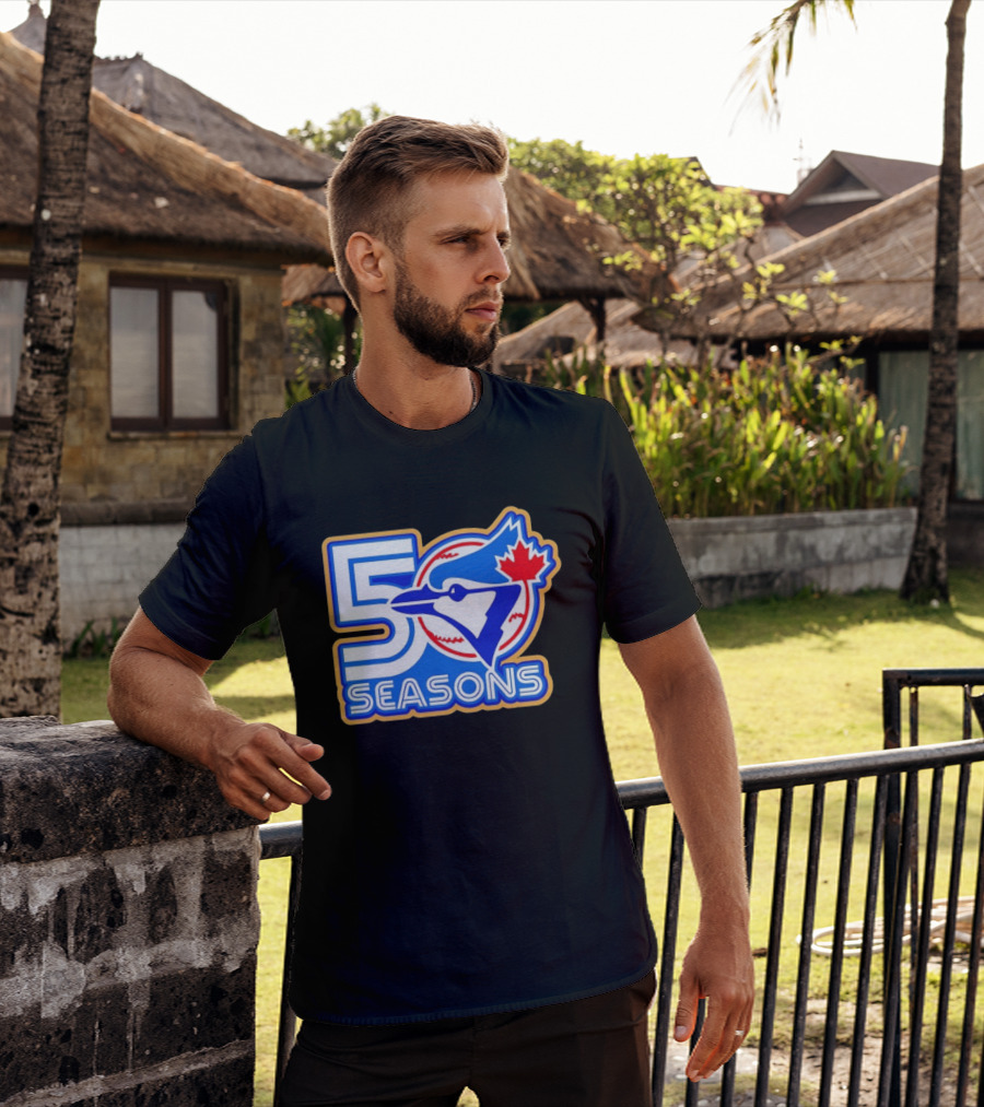 Blue Jays 50 Seasons Anniversary Celebration T-Shirt