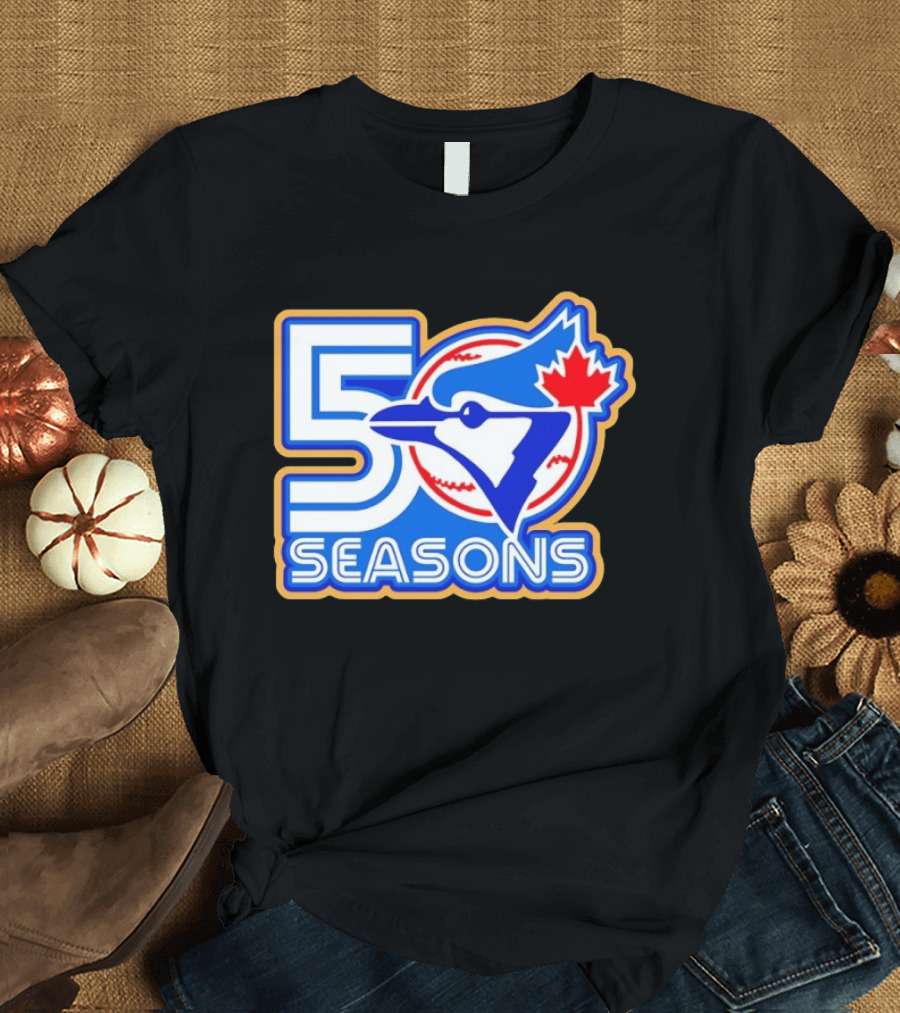 Blue Jays 50 Seasons Anniversary Celebration T-Shirt