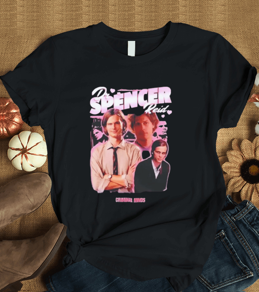 Dr Spencer Reid Criminal Minds Heart T-Shirt
