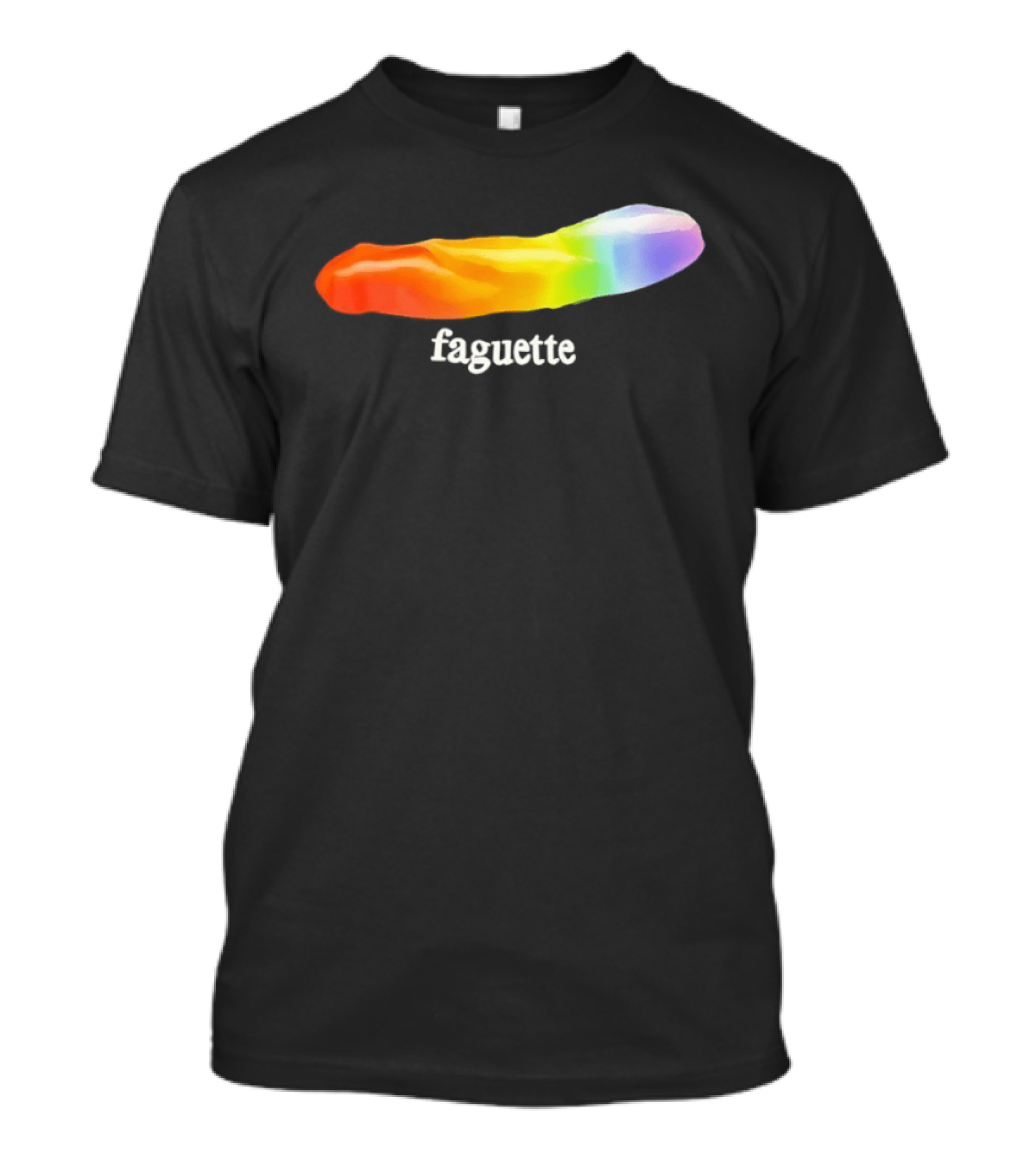 Faguette Rainbow LGBTQ Pride T-Shirt