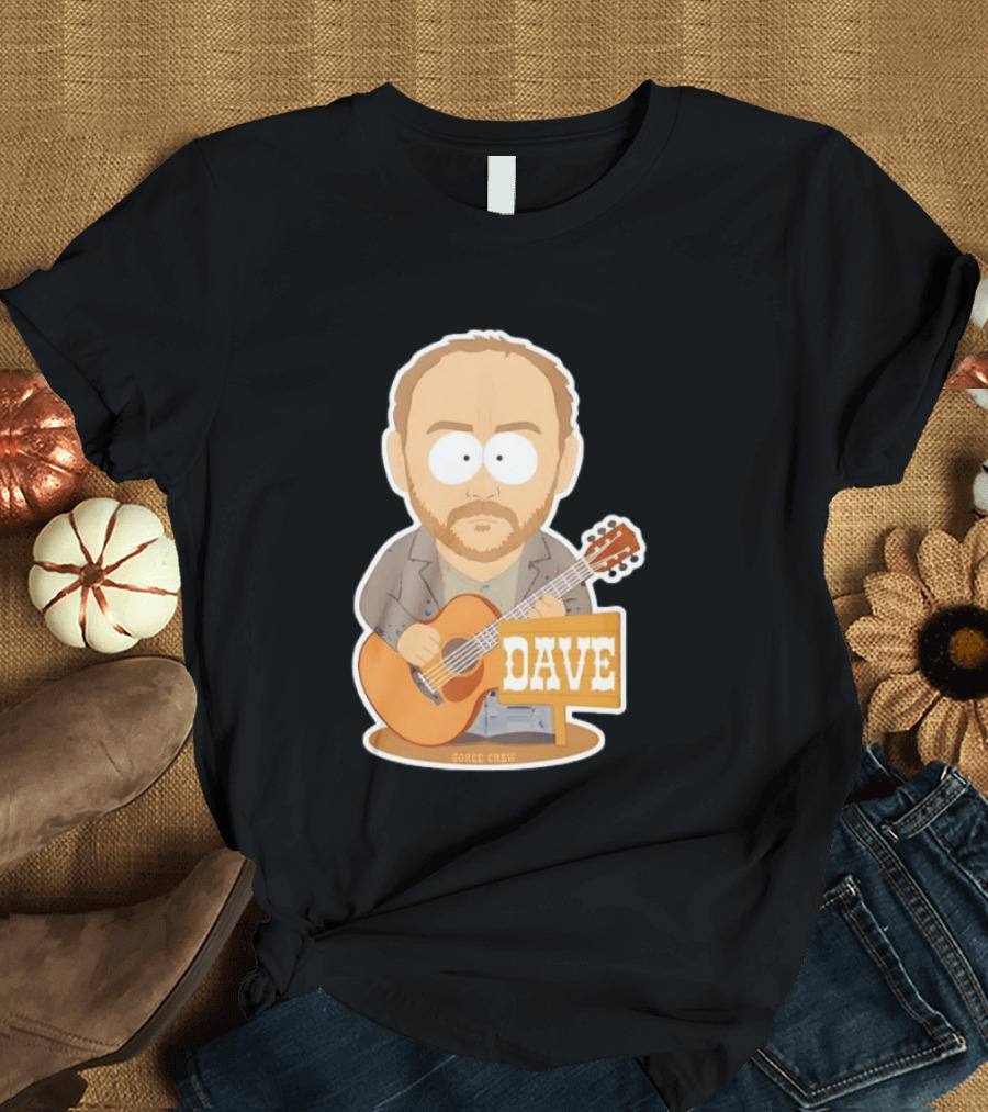 South Park Dave Matthews Band Gorge Crew 2025 Dave Guitar T-Shirt