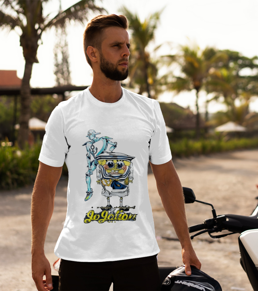 Jo Jolion JoJo's Bizarre Adventure Part 8 Spongebob T-Shirt