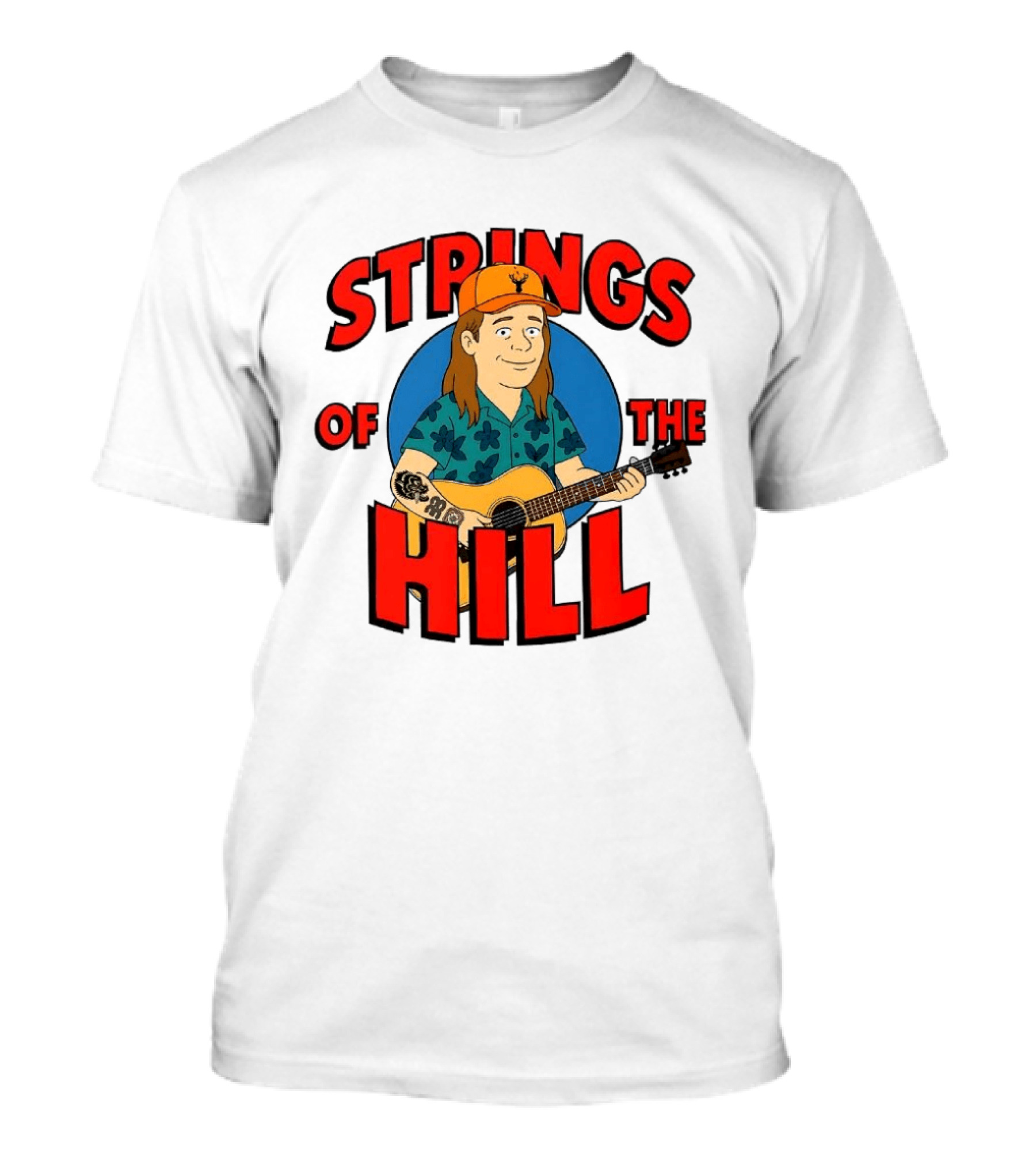 Strings Of The Hill Guitar T-Shirt