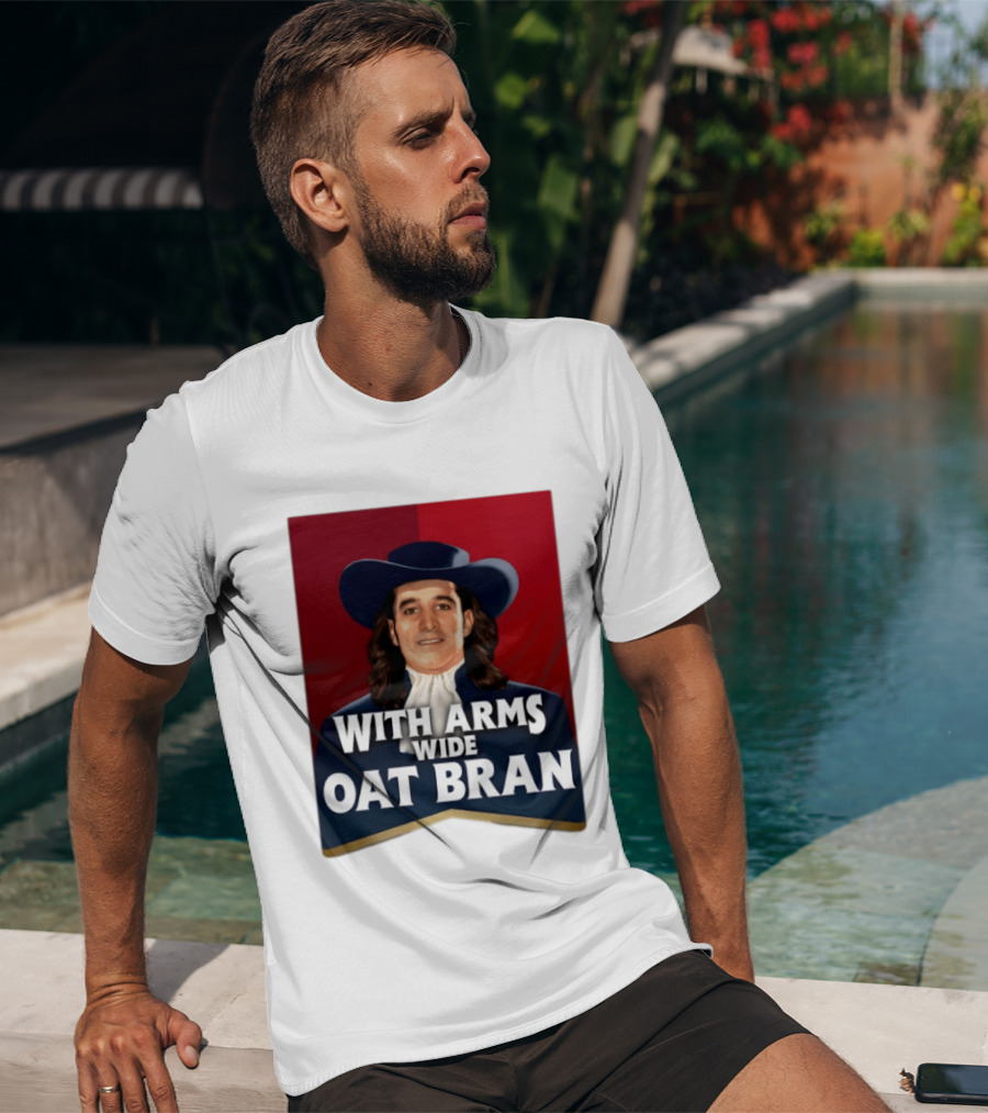 With Arms Wide Oat Bran Quaker T-Shirt