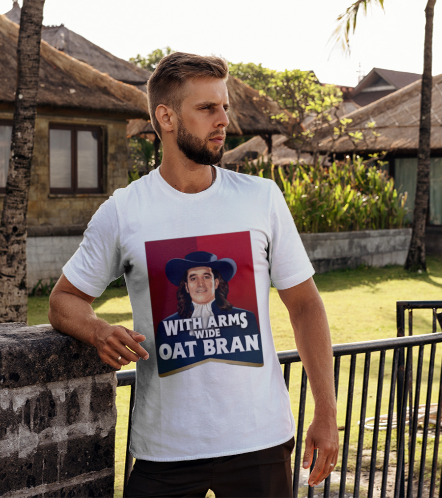 With Arms Wide Oat Bran Quaker T-Shirt