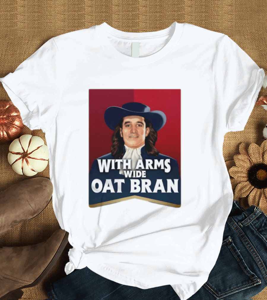 With Arms Wide Oat Bran Quaker T-Shirt
