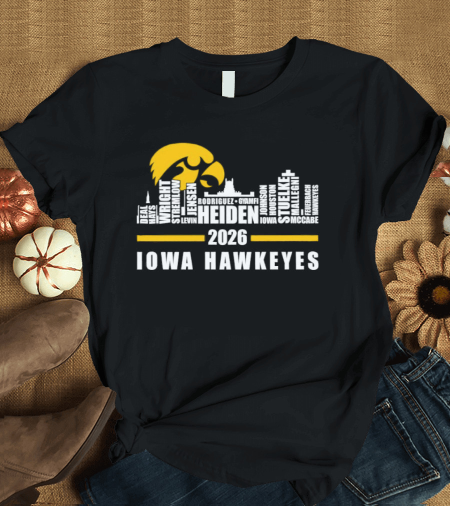 Iowa Hawkeyes 2026 Heiden Skyline T-Shirt