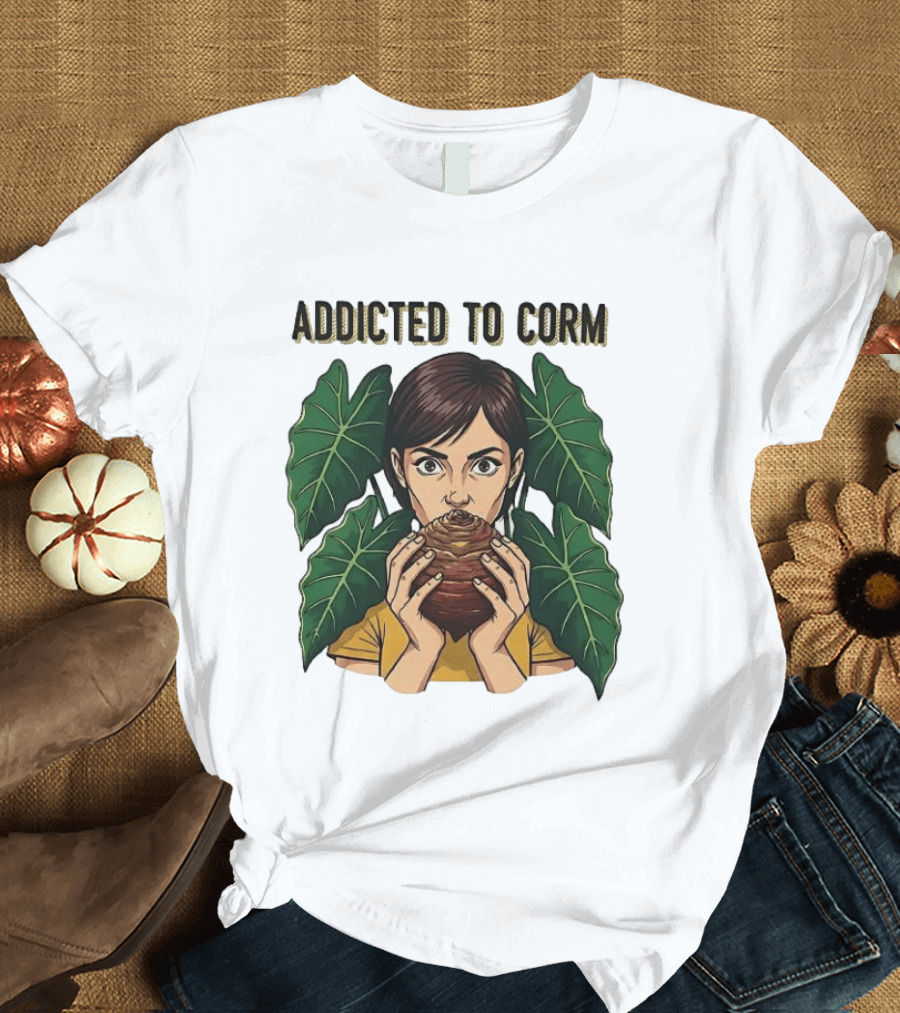 Addicted To Corm Leafy Nature T-Shirt