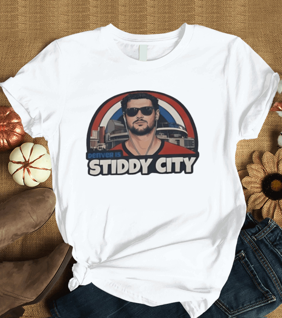 Jarrett Stidham Denver 15 Stiddy City T-Shirt