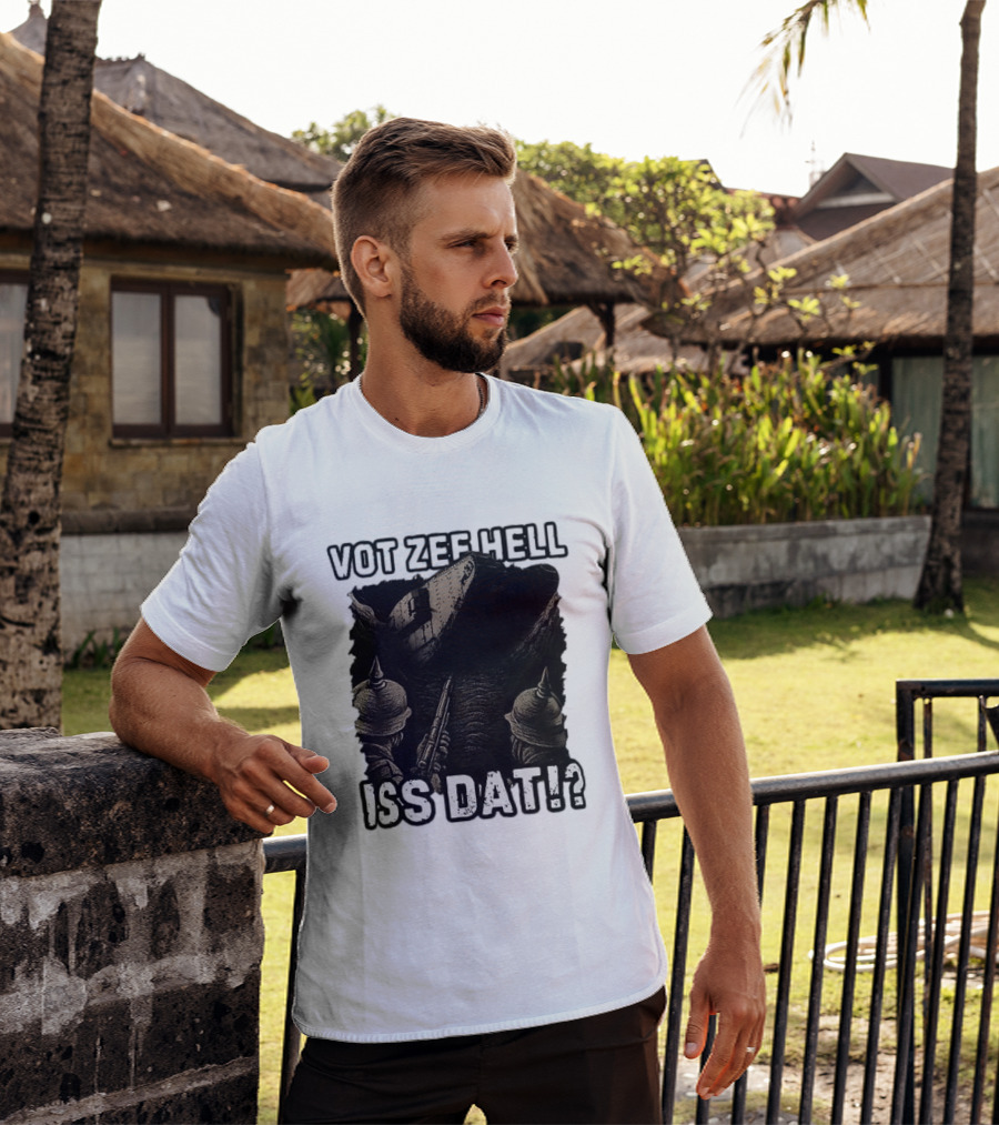 Vot Zee Hell Iss Dat German WWI Tank Reaction T-Shirt