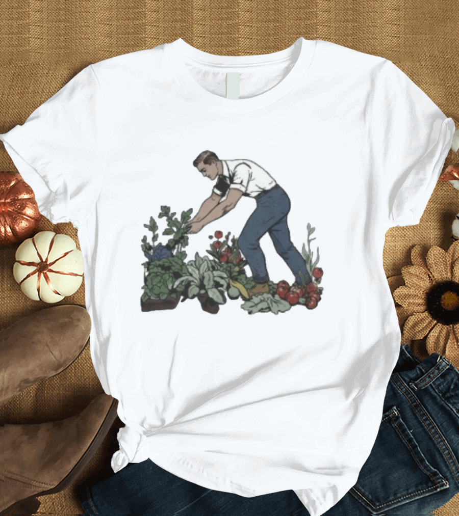 Alexander Skarsgard Gardening Vegetables Scene SNL T-Shirt