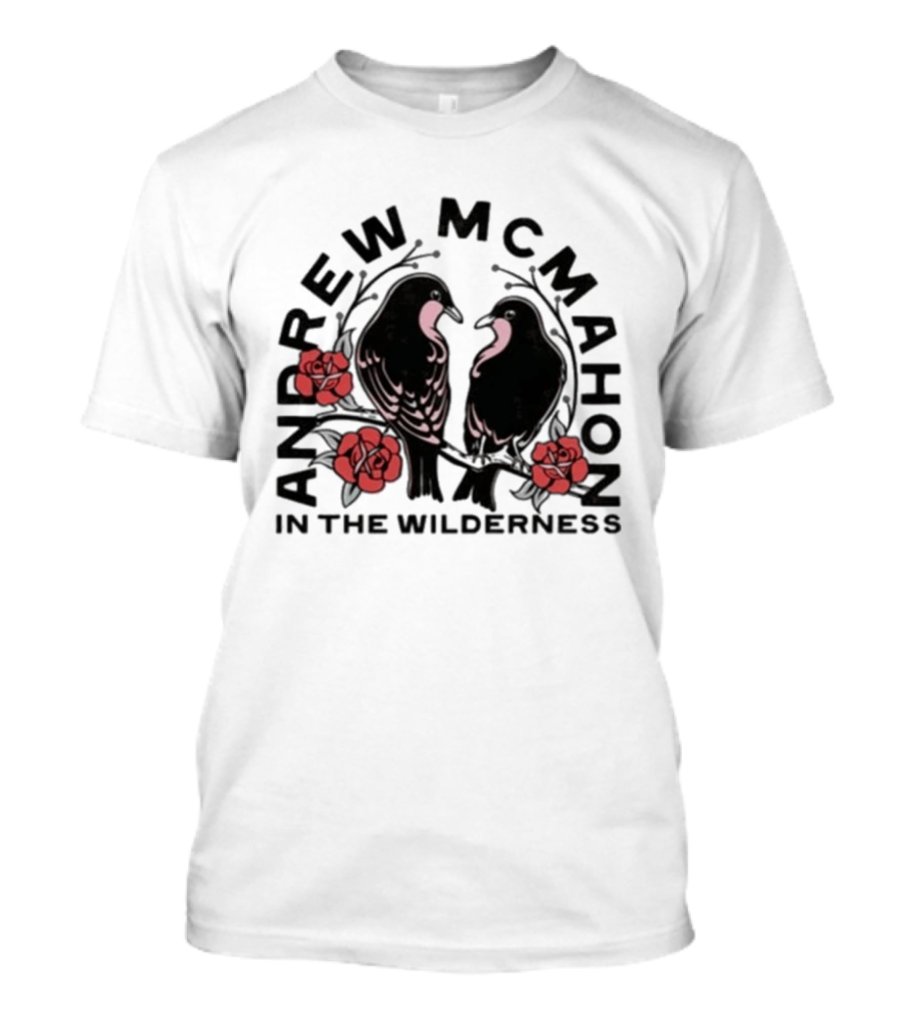 Andrew McMahon In The Wilderness Love Birds Roses T-Shirt